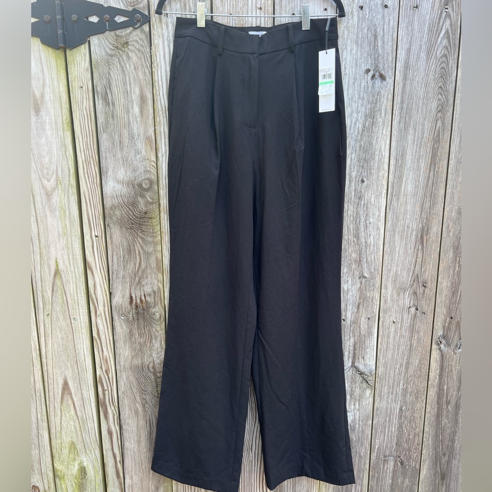 Calvin Klein Black Dress Pants with pockets Women’s 8 NWT NEW